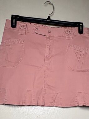 Classic Blues Skirt Pink Denim Size 9